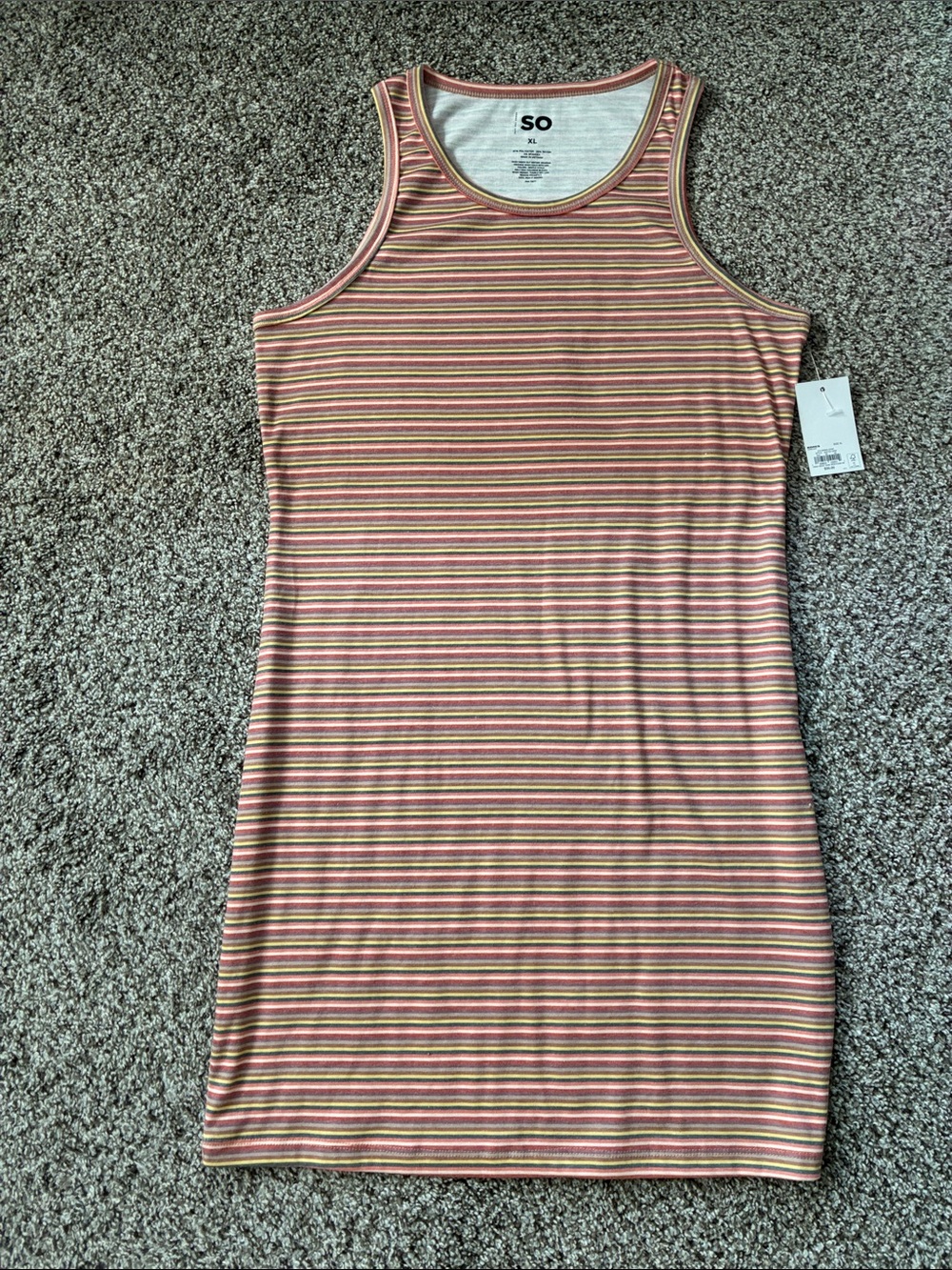 🦋 NWT $30 SO Brand Sleeveless Striped Dress